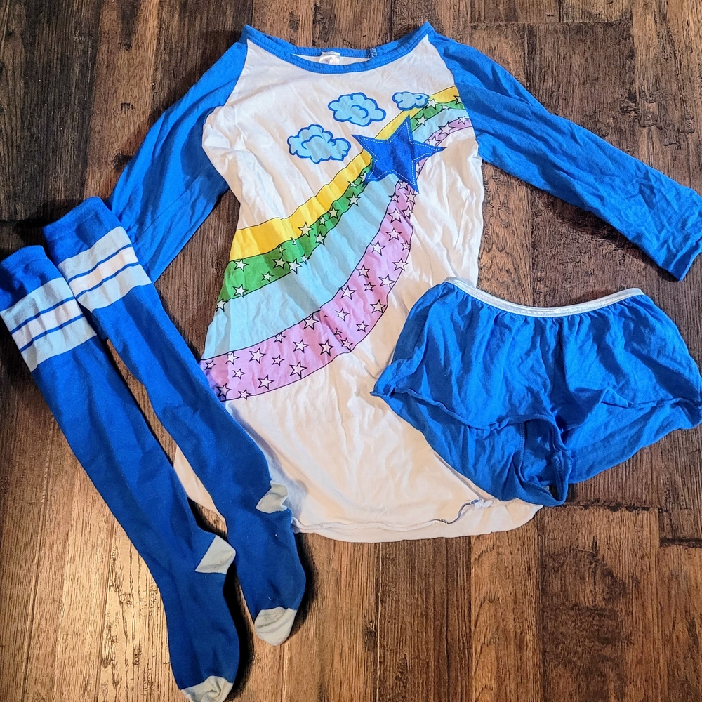 Colorful Rainbow Pajama Set